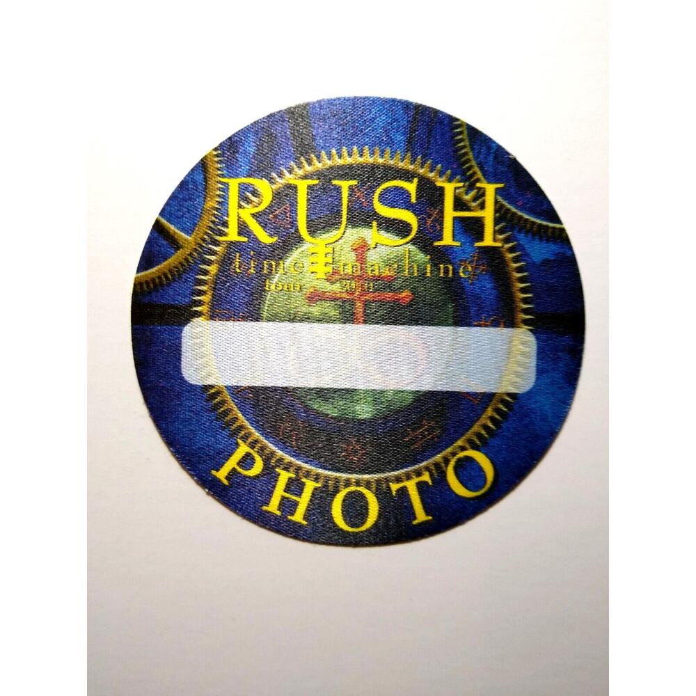 Rush time Machine Backstage Pass Blue Edition Original 2010 Hard Rock Prog Music